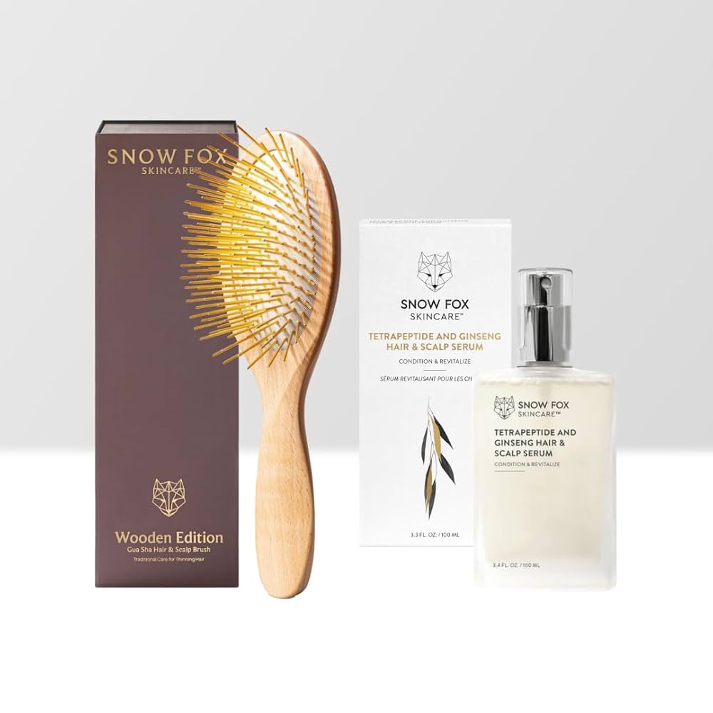  FOX プレミアム FOXカッサ ウッド ヘアブラシ SNOW FOX SKINCARE｜プレミアム FOX カッサ ウッド ヘアブラシ