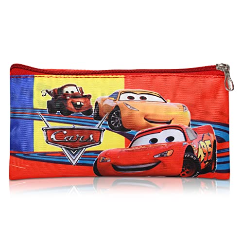 Image of Stylbase Cartoon Printed Pencil Case Shaped Pencil Pouch, Large-Capacity Pencil Case with Zipper, Multipurpose Pen & Pencil Pouch for School Supplies for Boys & Girls- Multicolor