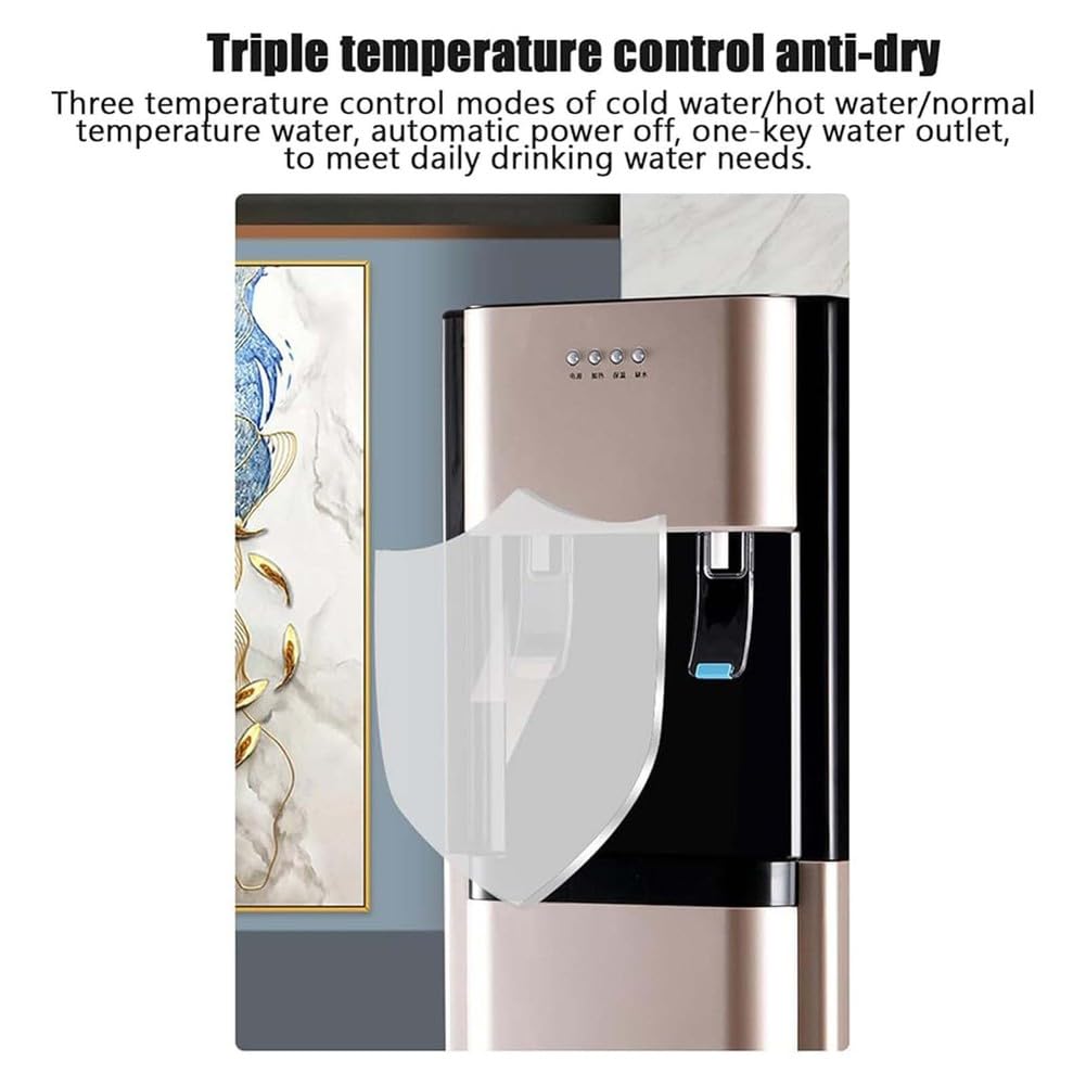 Dispenser d'Acqua A Caricamento dal Basso, Dispenser per Refrigeratore d'Acqua Calda E Fredda 3 in 1, per Casa, Ufficio, caffè, Bar, Dormitorio Uso Commerciale,002,Warm