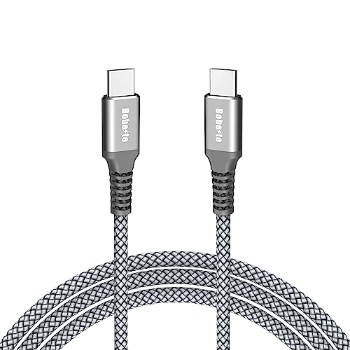 Bobeite USB C to USB C Charger Cable 1M, 60W Samsung Fast Charging Cable, USB Type C Charger Lead for Samsung Galaxy S25 S24 S23 S22 Ultra, A15 A54 A53 A55 A34, S24 S23 S22 S21 S20 S10
