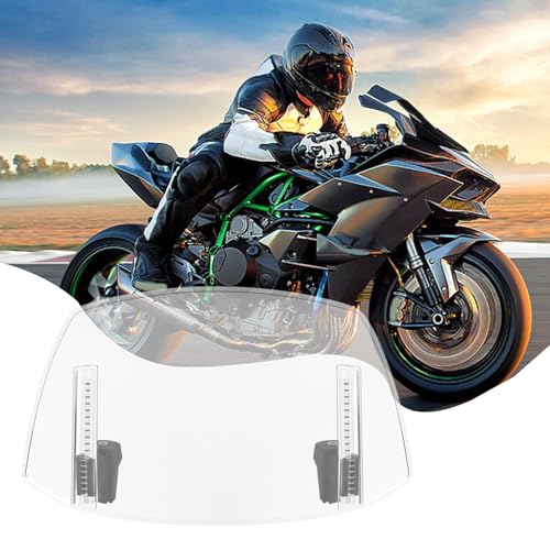 Pare-brise pour moto avec modification du spoiler pour une stabilité maximale