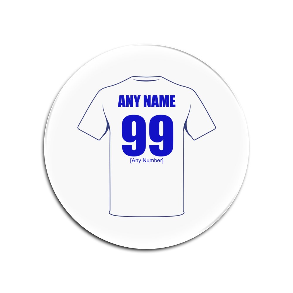 UNIGIFT Personalised Gift - Leeds United Glass Round Coasters (Football Club Design Theme, Colour Options) - Any Name/Message on Your Unique Mat Pad - The Whites Peacocks