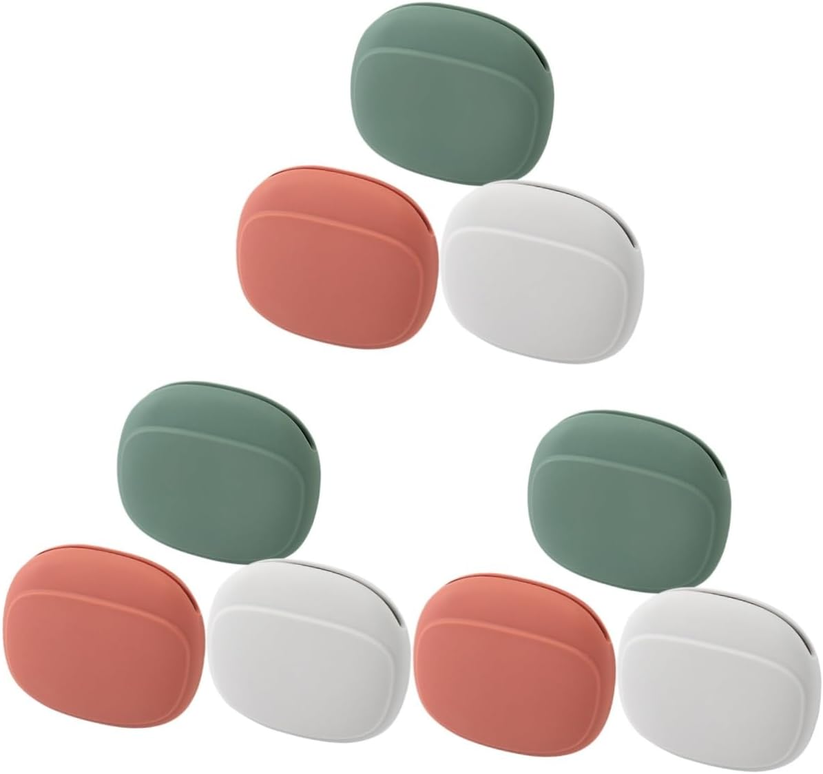 Angoily 9pcs Portable Earphone Organizer Case Stylish USB Storage Bag for Cables Travel Accessories for Earphone Charger Lightweight Design Tranquil and Honey