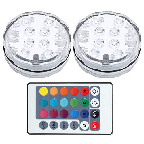 Luz LED para piscina, luz subaquática, fácil de instalar para piscinas, aquários, tanques de peixes,