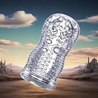 The cup is made of soft silicone and full of granules, as well as internal multi-layered spiral pleats. The cup special texture and protruding tunnels also have a passage things, creating a experience. Easy to clean - The classic design is flushed un...