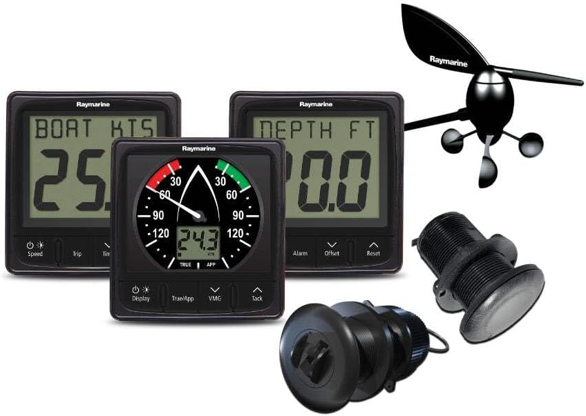 Raymarine i50/i60 Wind, Speed, Depth System Pack w/Transducers