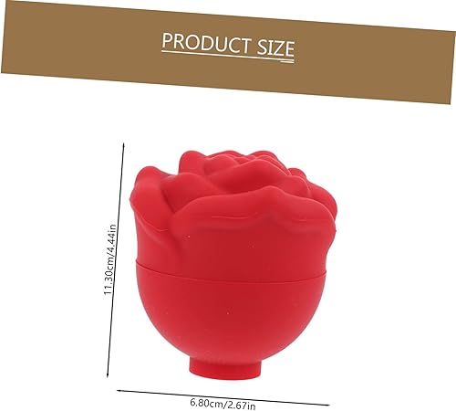 Miniatura 6 de Bandeja de hielo de cara de rosa, rodillo de cara en forma de V, bandeja de helado de silicona, molde de hielo, masajeador facial para hacer hielo,