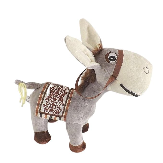 Image of Cute Donkey & Panther Plush Toy Combo - 30 cm Soft Stuffed Animals for Kids | Super Soft & Huggable for Boys & Girls (Pack of 2)