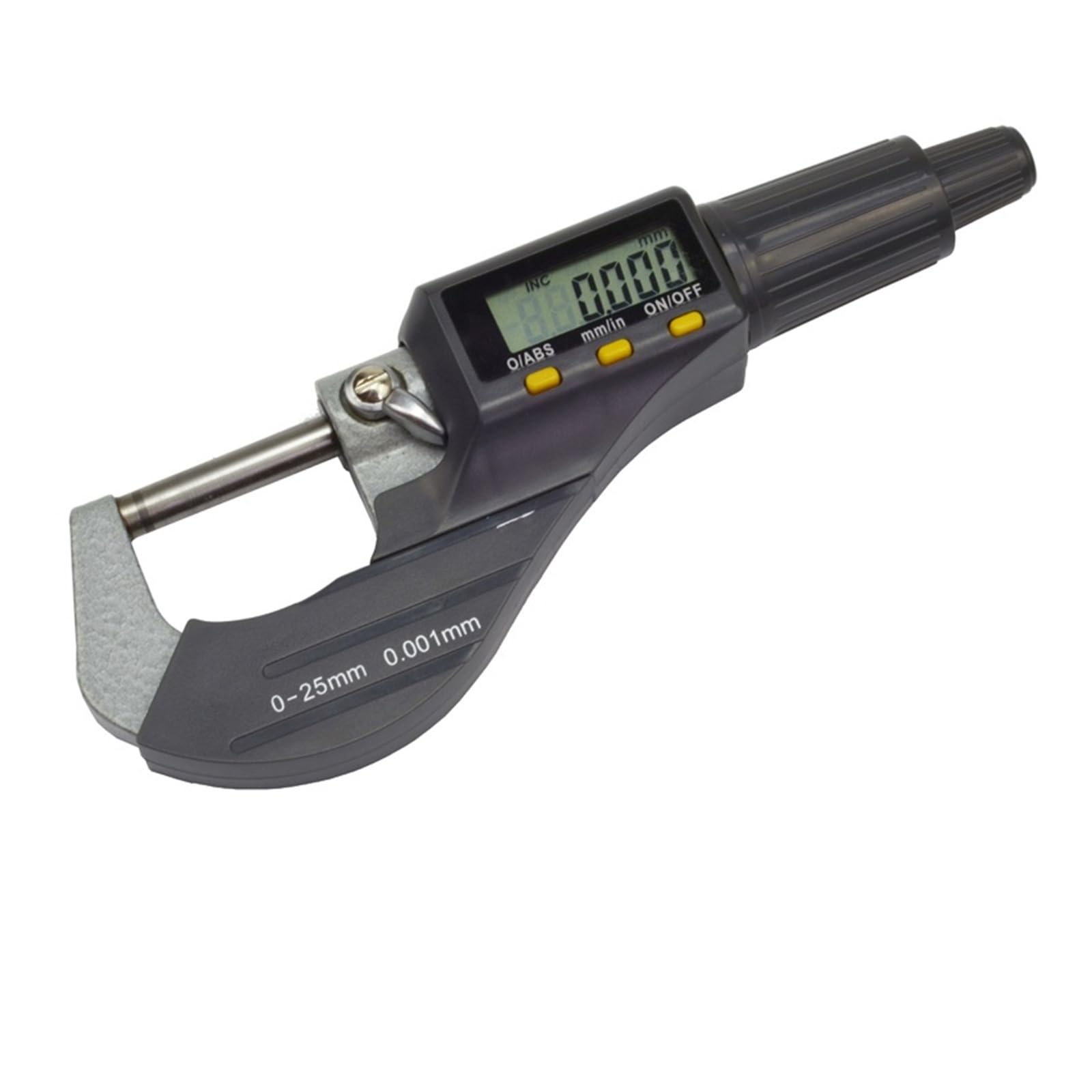 Cyfrowy mikrometr zewnętrzny 0-25 mm, narzędzia do pomiaru grubości w calach/metrach, rozdzielczość 0,00005"/0,001 mm Zmierz wszystko