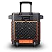 ION Audio Raptor | Ultra-Portable 100-Watt Wireless Water-Resistant Speaker with 75-Hour Rechargeable Battery, Bluetooth Streaming, AM/FM Radio and Multi-Color Light Bar