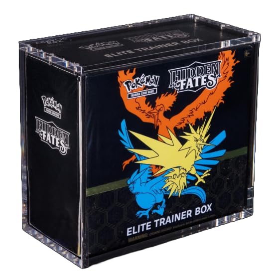 5 Stück PKMN Elite Trainer Box Schutzhüllen – PET-Kunststoff 0,5 Mm, Klar, Stapelbar, Für Sammler