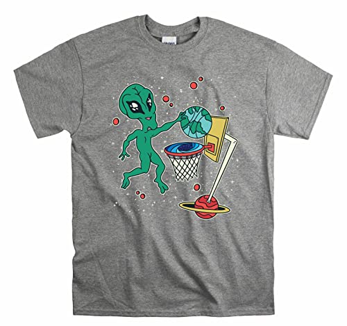 T-shirt Alien Basketball Space pour un style streetwear spatial au quotidien