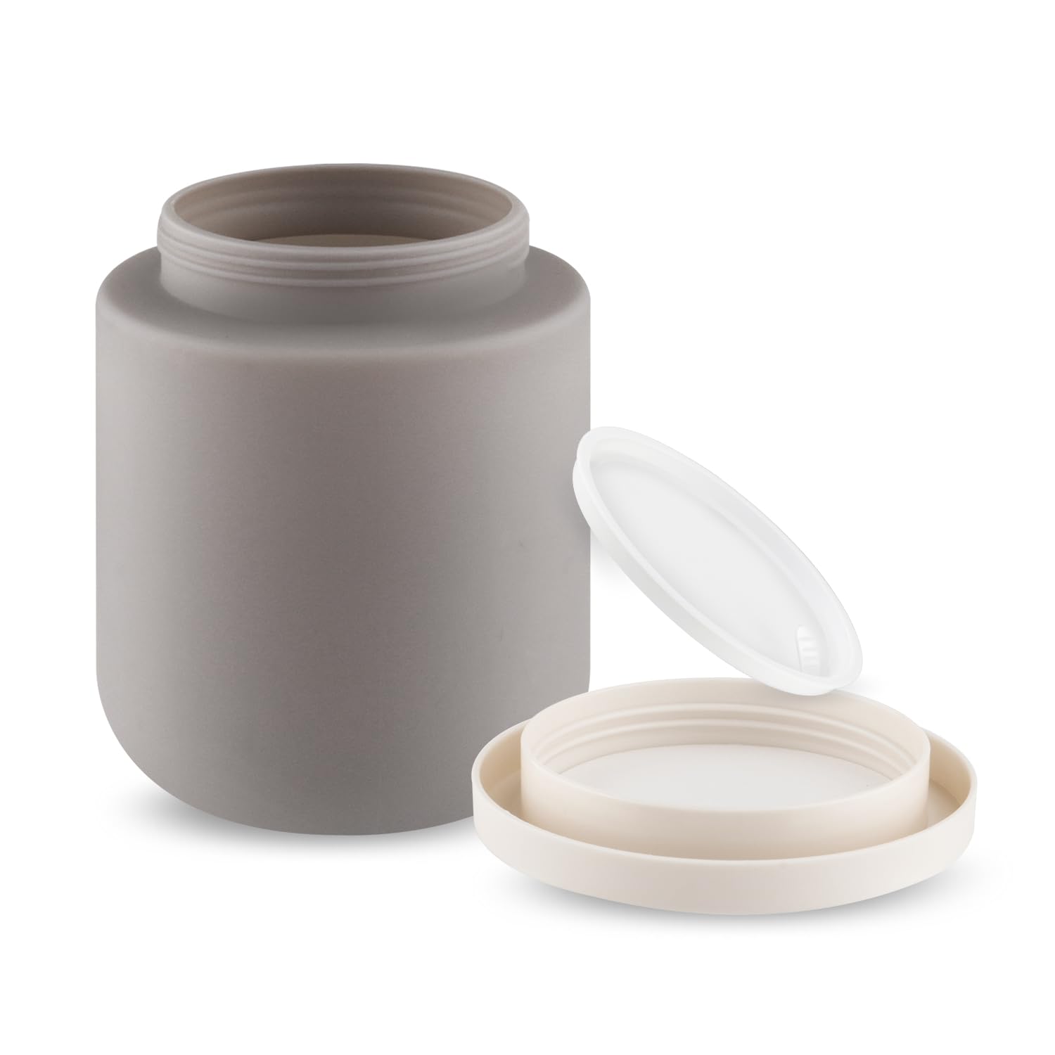 16 9oz 500g Plastic Containers Empty Cosmetic Jars Large Makeup Sample Storage Pot with Lid Inner Liner for