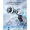 Gaiatop Portable Handheld Turbo Fan, 15 Hrs Cooling, 180 Foldable 4-in-1 Hand Held Fans, 6-Speed (1-100) Personal Mini Handheld Fans, Small Portable Fan for Travel, Working, Outdoor Women Gifts Black