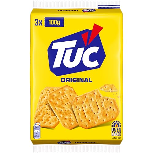 LU Tuc - Galletas Crackers Saladas Originales - Pack Ahorro de 3 x 100 g