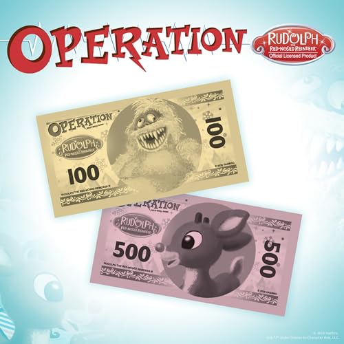 Operation Rudolph The Red Nosed Reindeer juego de mesa clásico miniatura 4