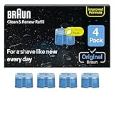 Braun Clean & Renew Refill Cartridges CCR - 4 Count