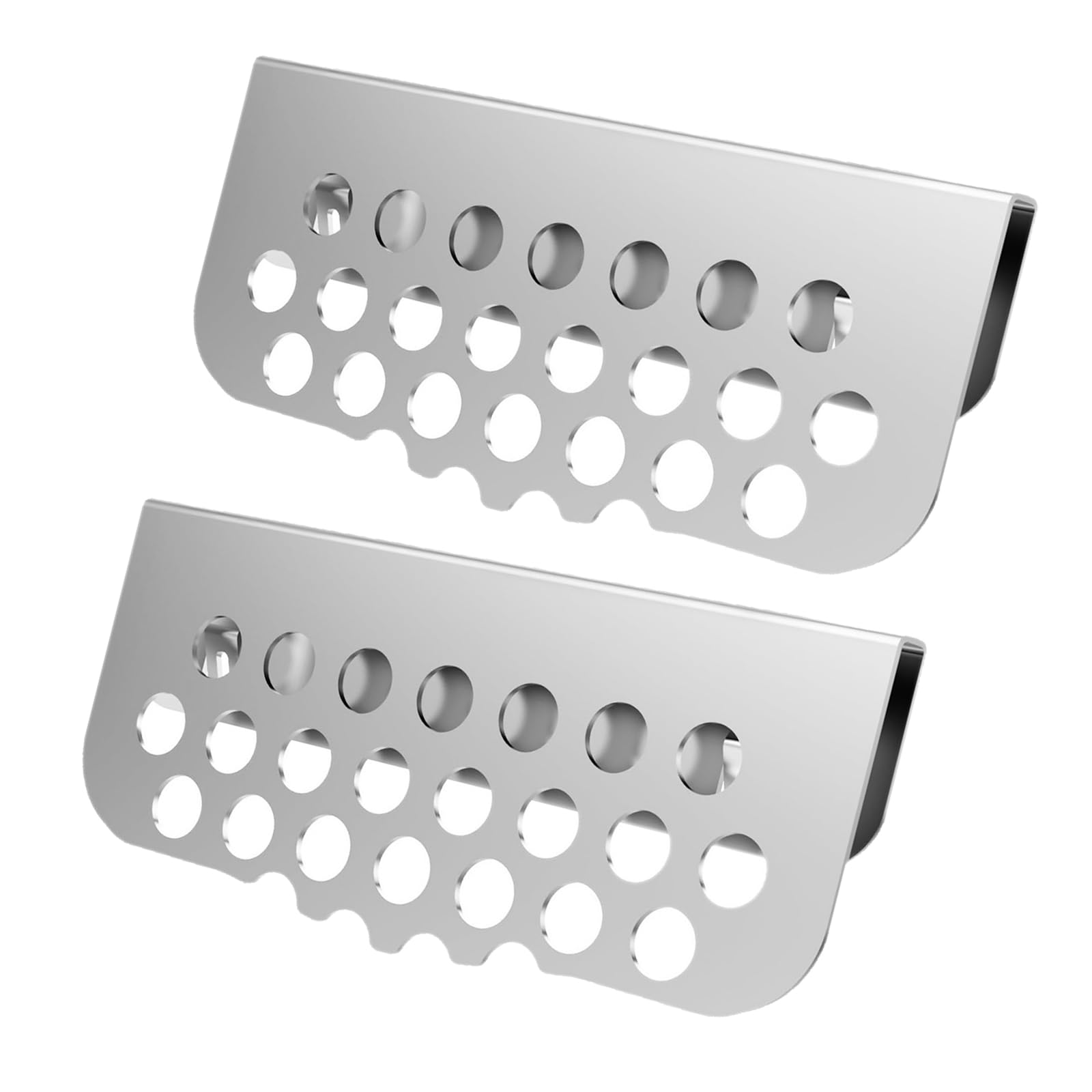 Mekalero Practical Stainless Steel Drain Blockers Grease Collector Food Meshes Griddle Accessories Stainless Steel Grease Splatter Guards Food Screen Goalies Easy Installation Griddle Cover