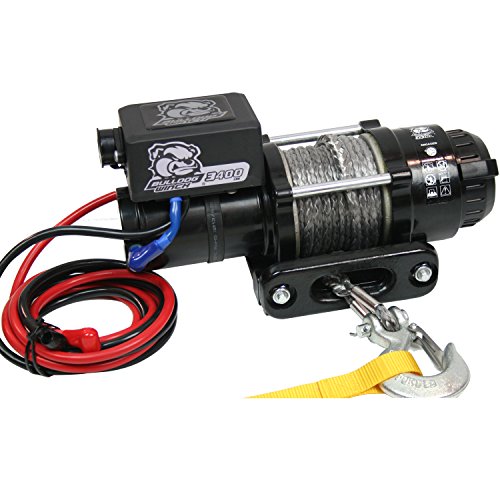 Bulldog Winch 15018 Trailer Winch 3400lb con 50 pies de cuerda miniatura 1