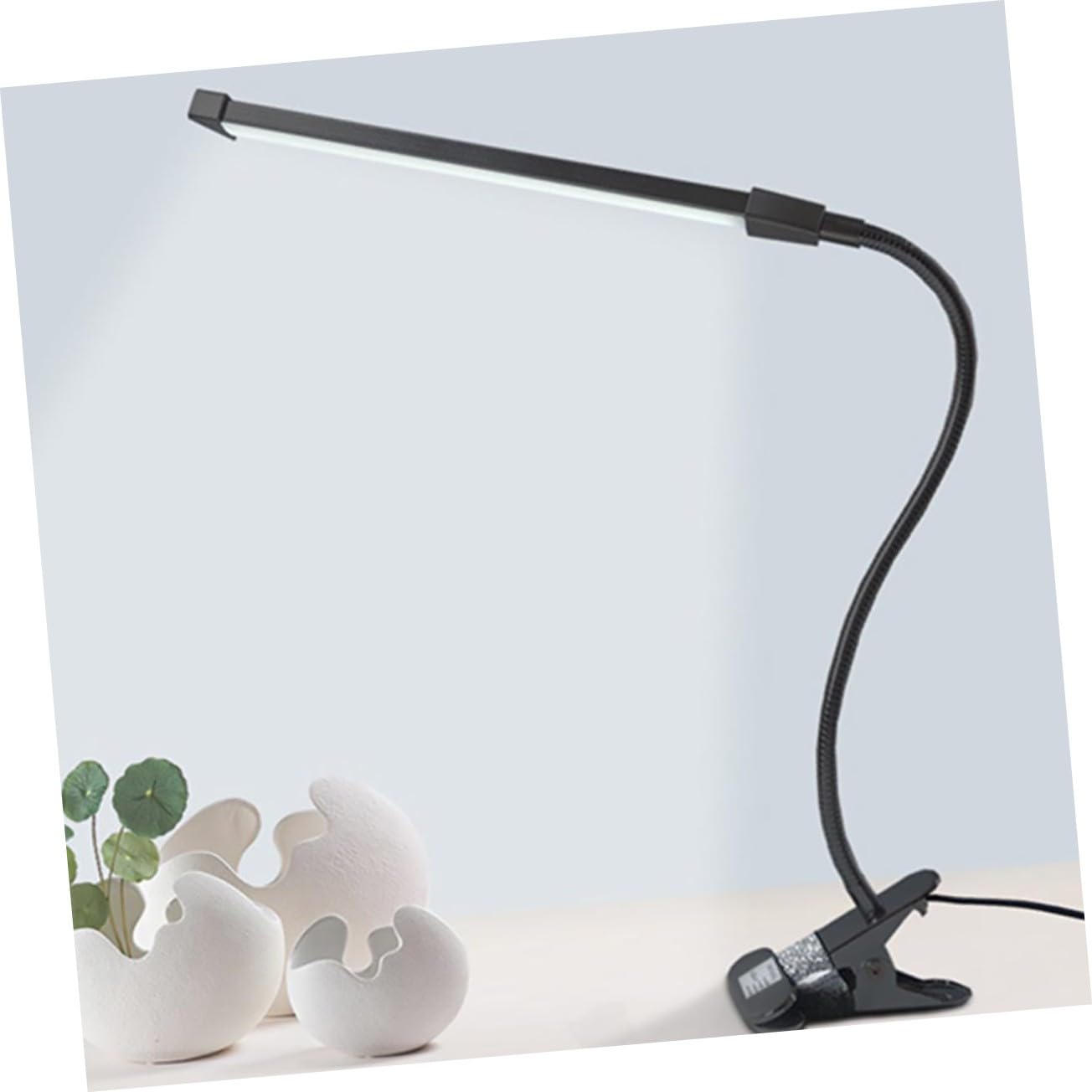 2 Pièces Lampe de Bureau LED Clip USB Réglable Niveaux Dimmable Lecture Protection des Yeux pour Chambre et Bureau