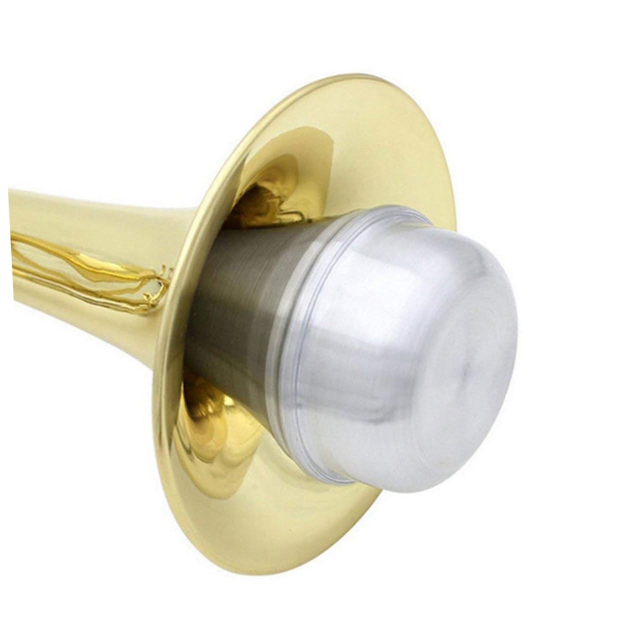ibasenice 4pezzi Sordina Per Tromba e Sughero Sordina Pratica Leggera Per Strumenti Musicali Accessorio Per Esercitazione Casa e Riduzione Rumore