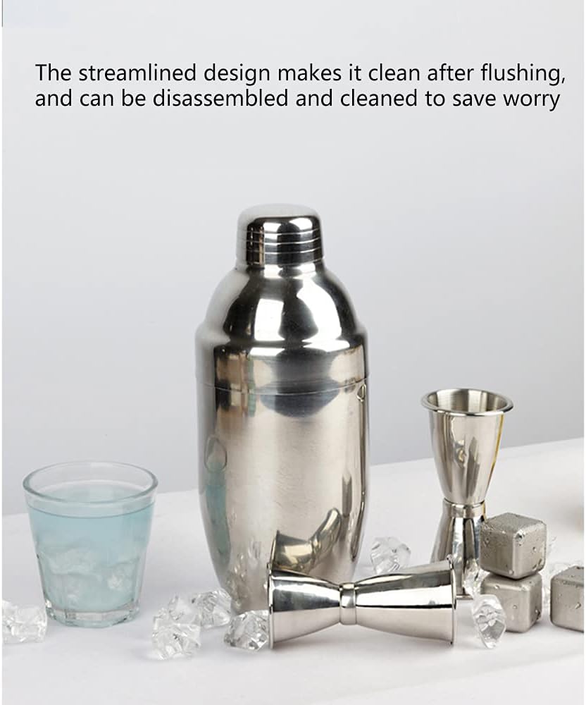 Cocktail Shaker Set Professional Bartender Set Kitchen Bar Cart Mixed Drink Cocktail Bag with Stainless Steel Storage Rack