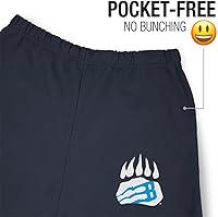 Vista 4 de Official Collegiate NCAA Jogger Sweatpants Unisex for Men & Women Primary Logo School Color Collection