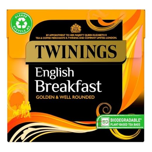 Twining English Breakfast Tea 80 Per Pack