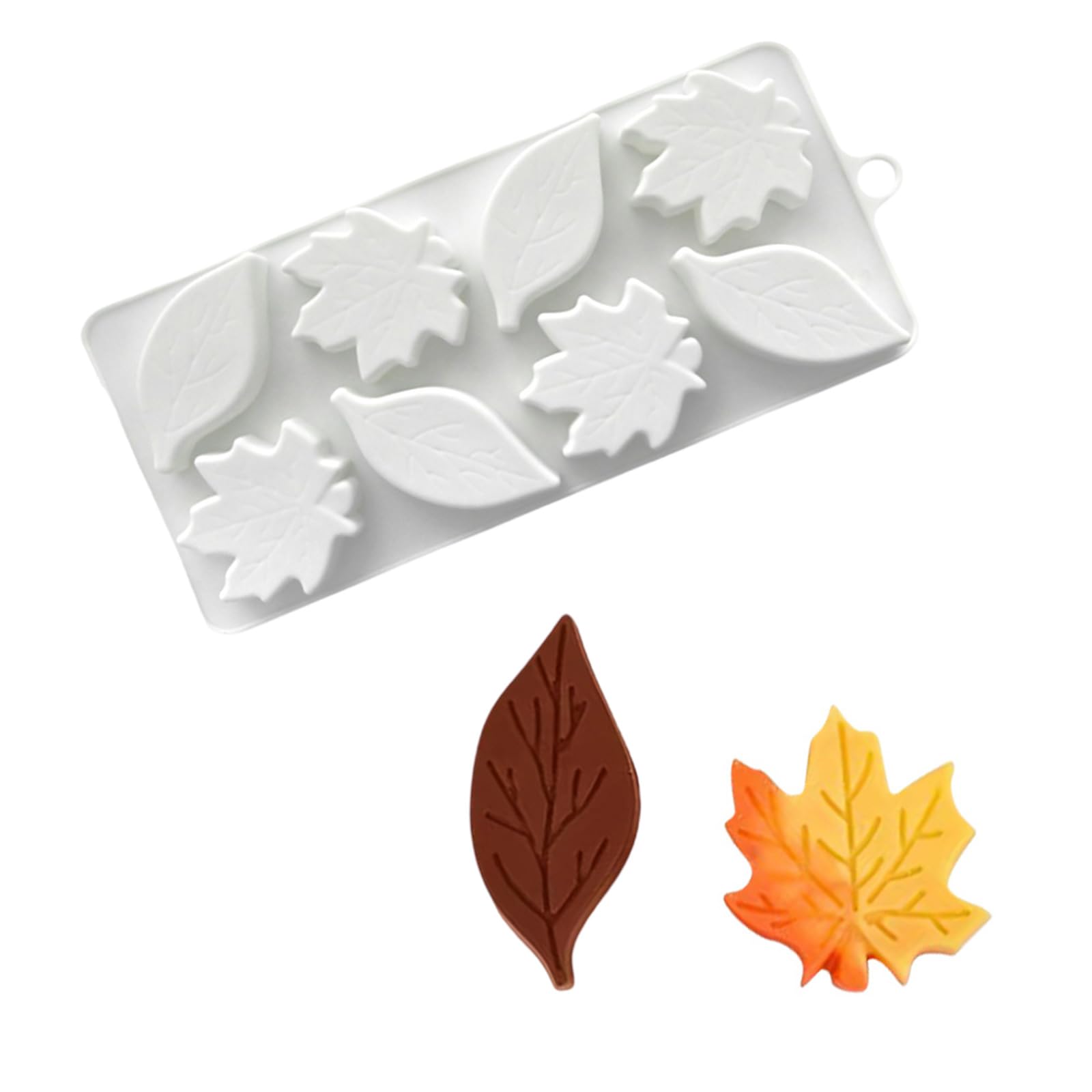 Tsophreniq Maples Shape Silicone Molds Fondant Mousses Cake Pastries Chocolate Baking Decorating Tool Nonstick Mousses Cake Mold Kitchen Baking Supplies