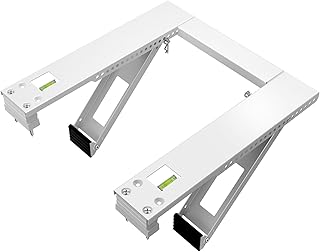 Qualward Air Conditioner Bracket Window AC Support Brackets - Heavy Duty with 2 Arms, Up to 180 lbs for 12000 to 24000 BTU AC Units- Fits Single Or Double Hung Windows