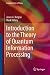 Introduction to the Theory of Quantum Information Processing (Graduate Texts in Physics)