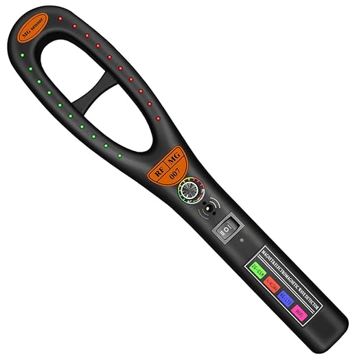 Upgraded Hidden Camera Detector – Electronic Bug Detector & GPS Tracker Finder, RF Signal Scanner, Anti-Spy Portable Rechargeable Hidden Device Detector for Travel, Hotel, Home & Business Security