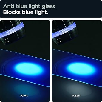Spigen iPhone 17e / 16e / 14 / 13 Pro / 13 ile Uyumlu Kolay Kurulum Cam Ekran Koruyucu GLAS.tR EZ Fit AntiBlue HD (2 Adet) Şeffaf - AGL03389 (Spigen TR Garantili)