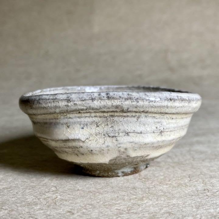 Karatsu Konobiki-shaped Guinomi, Karatsu Ware Guinomi, Pottery, Sake