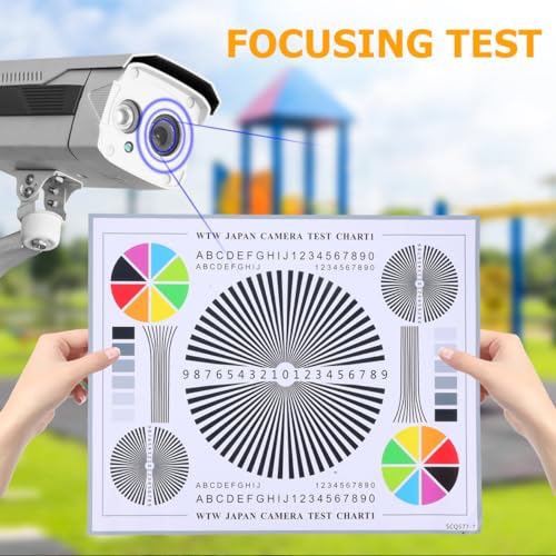 NUOBESTY Camera Focus Adjustment Card – CCTV Lens Test Chart for Surveillance Calibration, Image Quality Assessment & Multi-Use Focus Testing Tool, 15.75 x 11.81 Inch - Thumbnail 4