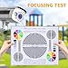 Artibetter Lens Test Chart Color Calibration Card Lens Focus Adjustment Chart Color Wheel CCTV Camera Calibration Tool Testing Card for Monitoring Systems