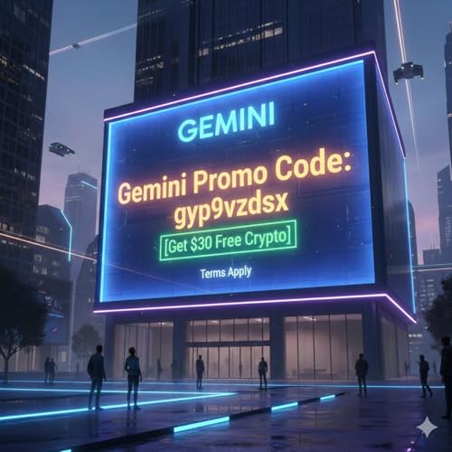 Gemini Promo Code: gyp9vzdsx [Get $30 Free Crypto] cover art
