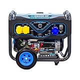 Equip2clean Gorilla Power 5500W Dual-Fuel Generator with Electric Start | Petrol/Propane, Recoil & Remote Start, 5000W Running Power | Portable Generator for Home, Commercial & Emergency Use