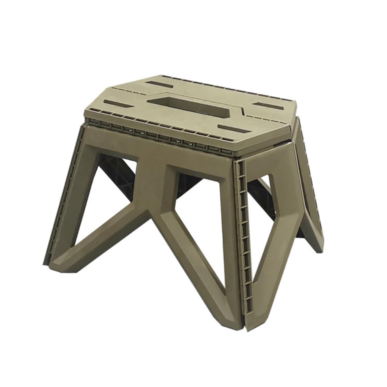 GRIRIW Portable Folding Stool Lightweight Fishing Stool for Durable Material Compact Design for Camping Fishing Easy to Carry and Store