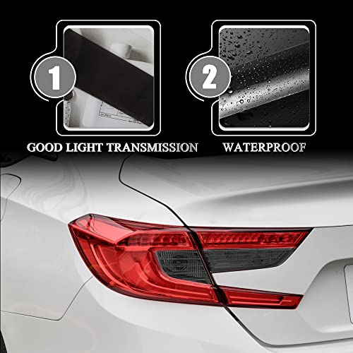 Vinyl Smoke Tint Turn Signal Reverse Light Films for Honda 10th Accord 2018-2020