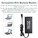 WoskjXas 240W Laptop Ladegerät Kompatibel mit Msi GP66 GP76 Leopard, Stealth 17 16 Studio, CreatorPro Z16 Z16P Z16HX Z17 Z17HX X17 mit Netzkabel