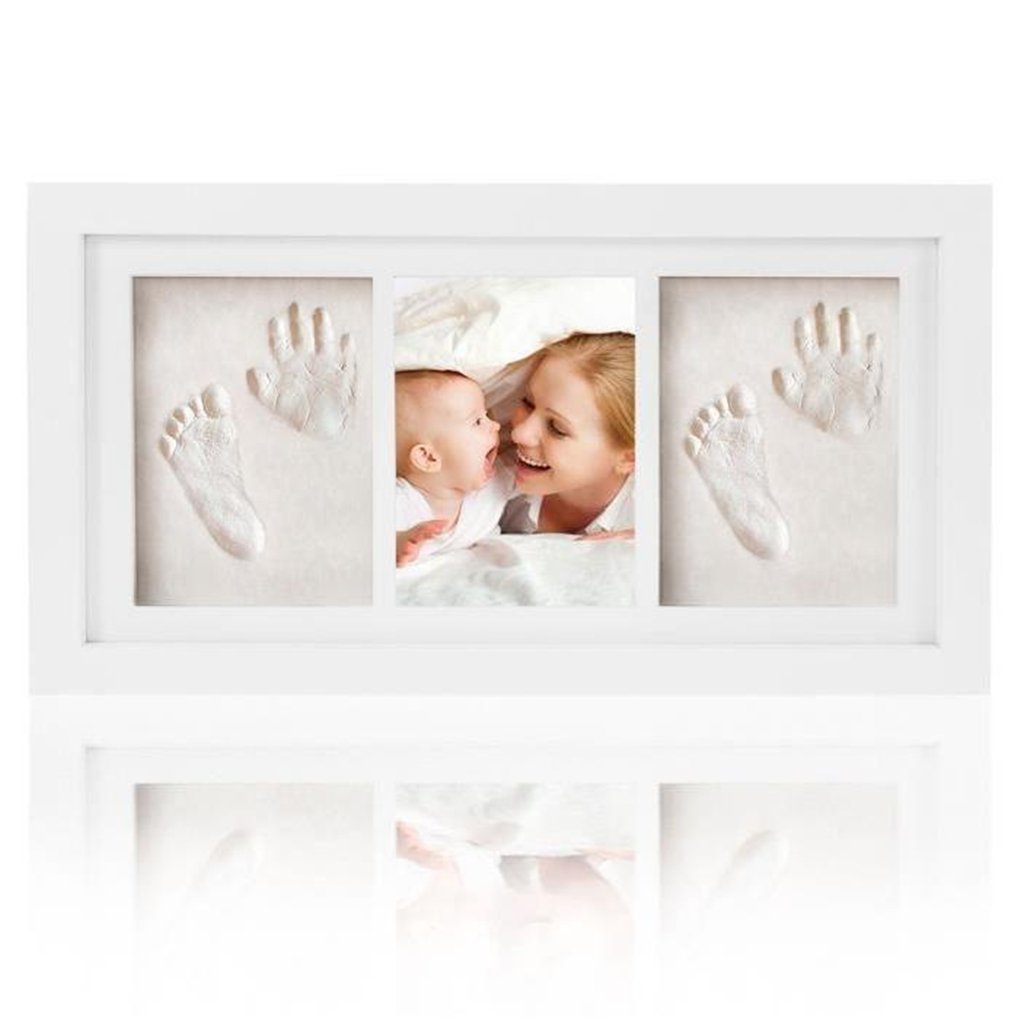 Cornice con impronta bimbo in argilla Kit Impronta per Mani e Piedi del Neonato - Impronta Bambino neonato cornice per foto di fango con stampa di mani e piedi del bambino Il regalo bimbo perfetto #3