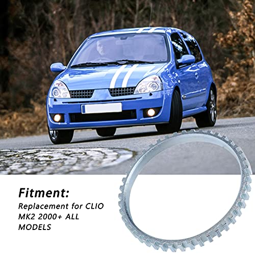 Aramox Anel de substituição ABS Reluctor de metal para CLIO MK2 2000+ TODOS OS MODELOS Eixo de trans
