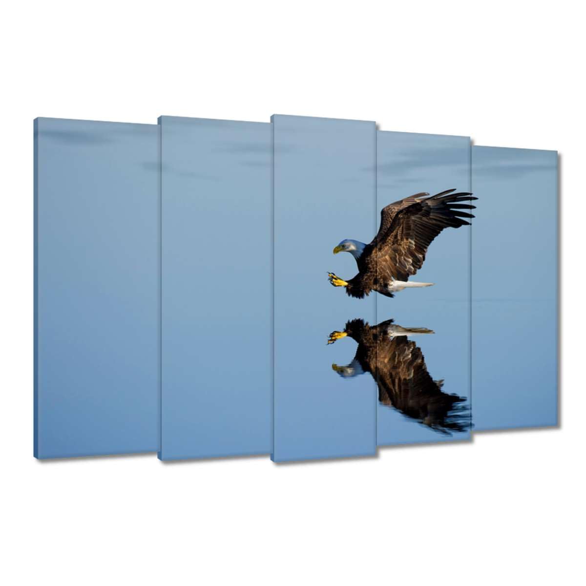 Aigle de chasse peinture imprimée sur toile décoration murale