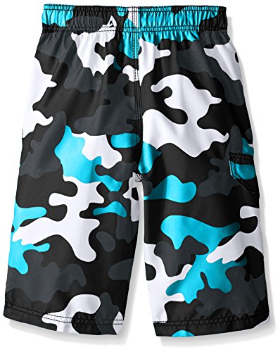 Image of Kanu Surf Boys' Toddler Troy Stripe Swim Trunks
