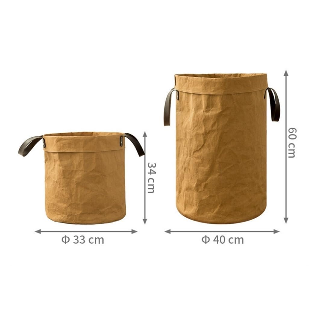 Kosz na brudne Papierowe Kosze Na Pranie, Składane Kosze Na Pranie Do Przechowywania W Łazience W Sypialni Kosz na pranie (Color : A, Size : 40 * 60cm)