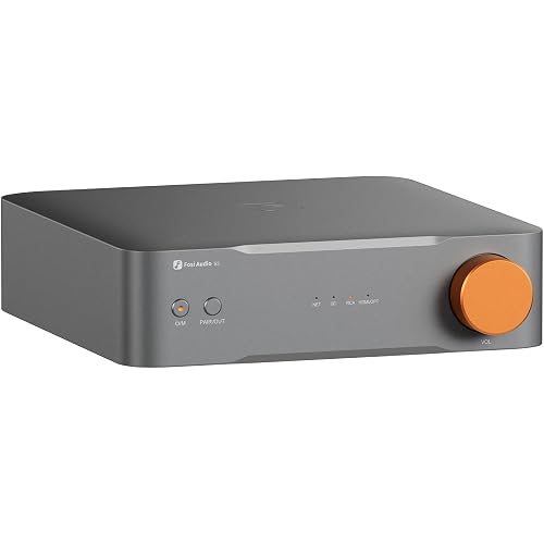 Fosi Audio S3 HiFi Music Streamer DAC Preamp, AK4493SEQ DAC Wi-Fi 6 Bluetooth 5.3, Digital Transport with XLR Balanced/Optical/Sub Out/HDMI eARC, AirPlay 2 Spotify Connect Tidal, 5-Band EQ