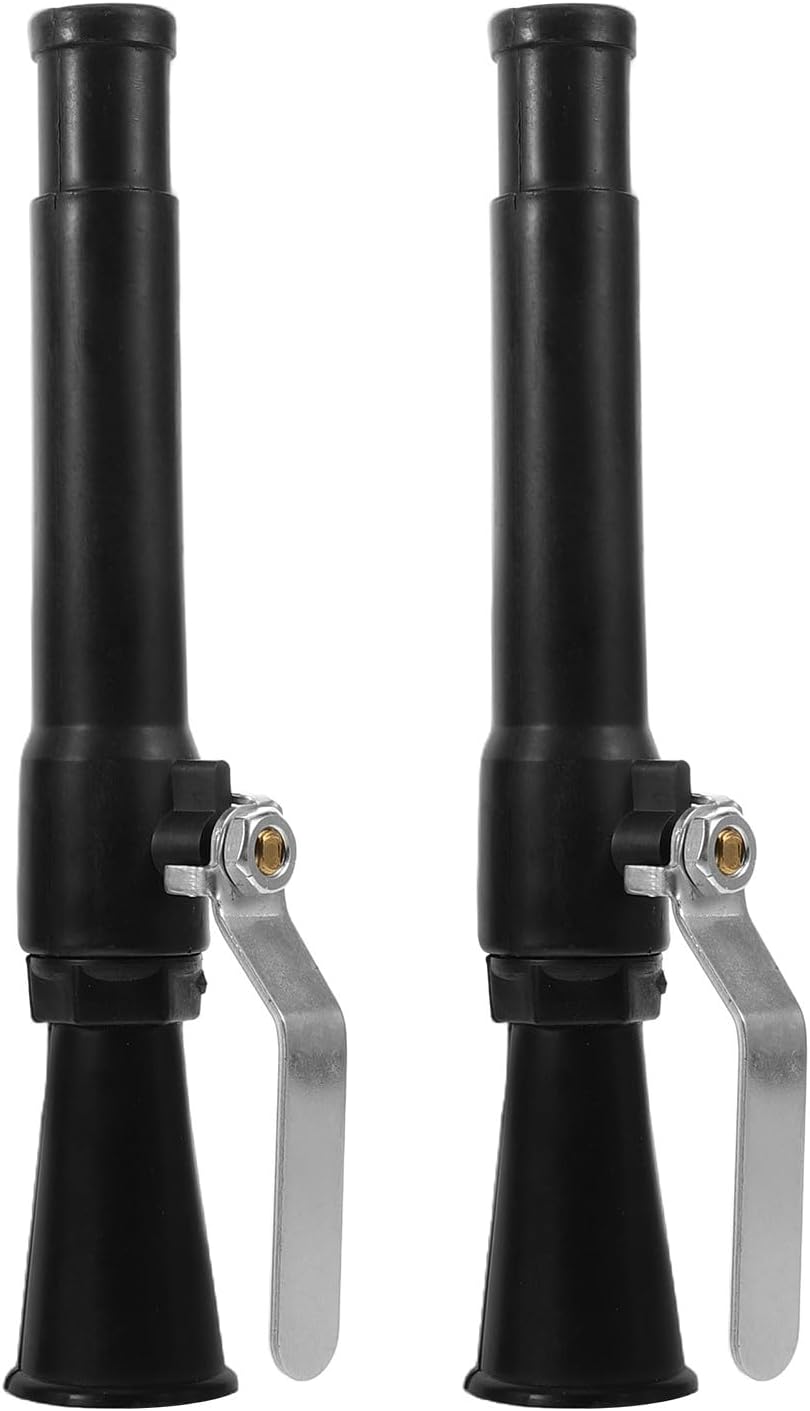 2pcs Fire Extinguisher Spray Nozzle, Hand Extinguisher Sprayer Head Replacement Accessory, Spray Head Tool, Black