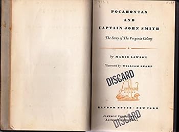 Hardcover Landmark Pocahontas & Captain John Smith Book