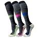 Compression Socks for Men & Women(3 Pairs),15-20mmHg is Best Stockings for Running,Nurses,Athletic,Medical,Pregnancy,Travel-Boost Performance,Blood Circulation&Recovery(Multicoloured 3,Small/Medium)